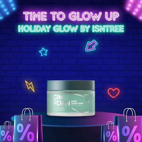 IsNtree Gim PDRN Deep Sleep Mask 80ml, 2.7 fl oz | Korean SEAWEED Skincare Sleeping Mask gel | Night Cream | Facial Mask | Overnight Gel mask for Hydration & Skin Bounce