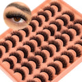 6D Russian Cat Eye Lashes - 20 Pairs Faux Mink Wispy