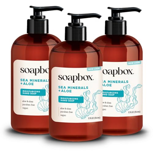 Soapbox Sea Minerals & Aloe Liquid Hand Soap - 3 Pack