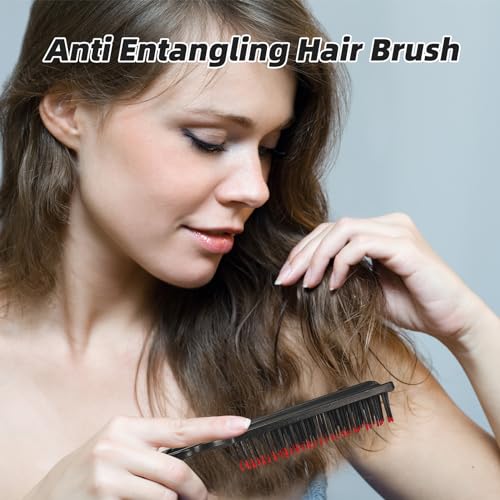 110 Packs Hair Brushes Bulk for Homeless Anti Entangling Hair Brush Massage Comb for Homeless Shelter Airbnb Hotel Nursing Home Charity Church Individually Wrapped