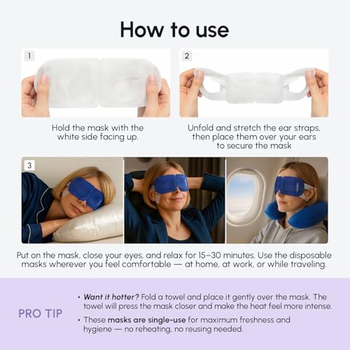 MAREE Heated Eye Mask for Dry Eyes & Tired Eyes Relief