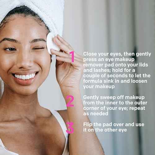 Almay Biodegradable Makeup Remover Pads, Micellar Gentle, Hypoallergenic, Fragrance-Free, Dermatologist & Ophthalmologist Tested, 120 Count