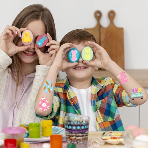 Easter Temporary Tattoos 126 Pcs - Kids & Adults Party Favors