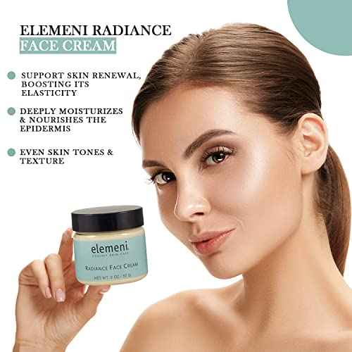 Max Green Alchemy elemeni Anti Aging Radiance Face Cream - Collagen Face Moisturizer Cream for Men and Women | Day and Night Cream Reduces Wrinkles and Improves Brightness | 2 OZ / 57 Gram