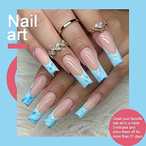 Arte Clavo 15ml Light Blue Gel Nail Polish 10ml Bright Blue Gel Nail Polish for Women Girls DIY Manicure Starter Nail Salon Gel Nail Art Need Soak Off LED UV Light,0.5fl oz 11250……