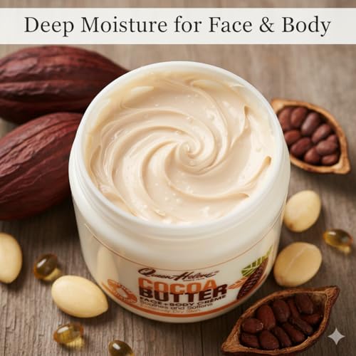 Queen Helene Cocoa Butter Creme ? Deep Hydrating Cocoa Butter Formula for Smooth Radiant Skin | 15 oz Jar