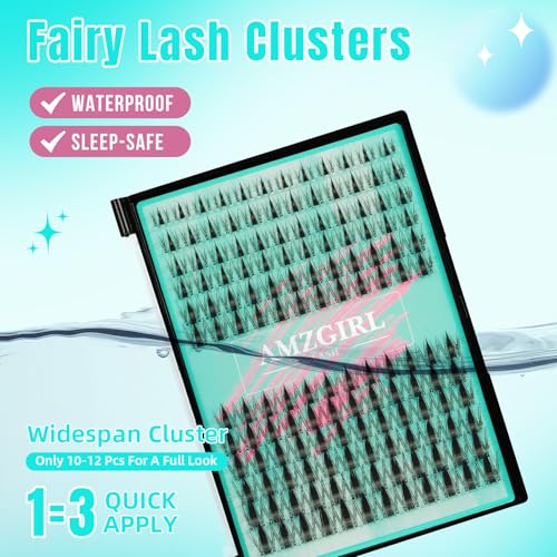 Manga Style Fairy Lash Clusters 144pcs - Invisible Band Wispy