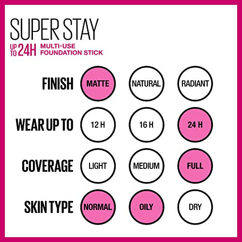 Maybelline Super Stay Foundation Stick Deep Bronze 0.25oz