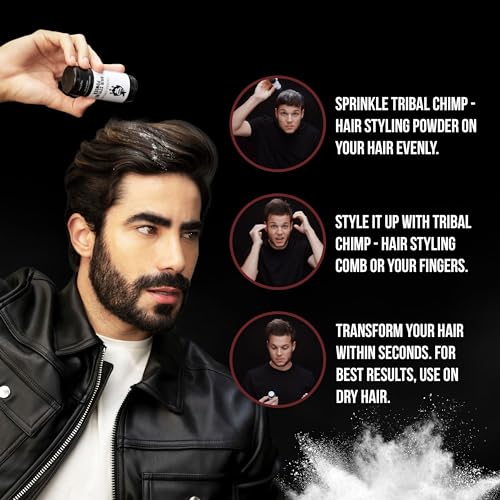 Tribal Chimp Hair Styling Powder – Volume & Texture, 24H Hold