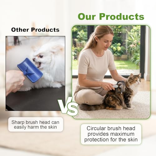 Double-Sided Dematting Comb for Dogs & Cats - Pet Grooming Undercoat Rake