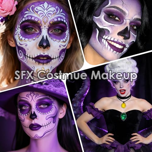 Purple Water-Based Face & Body Paint Stick – Waterproof, Full Coverage