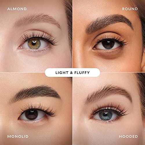 Velour Vegan Luxe Faux Mink Eyelashes, Light & Fluffy False Lash Extensions, Wear up to 20 Times, Luxurious and Natural Lashes, 100% Vegan, Soft and Comfortable, All Eye Shapes
