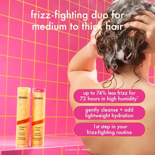 Amika Forget Frizz Anti-Frizz Conditioner | 72-Hour Control