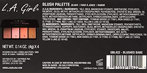 L.A. Girl Fanatic Blush Palette - Blushed Babe