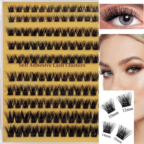 Self-Adhesive Lash Clusters - 120pc DIY Eyelash Extensions Kit