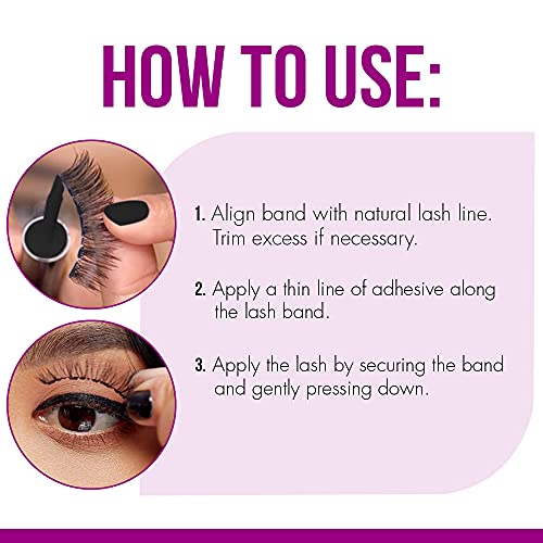 DUO Quick-Set Strip Lash Adhesive - Dark Tone, Quick-Drying, Long-Lasting, Water-Resistant Lash Glue for Strip & Individual Lashes, 0.18 oz, 1-Pack