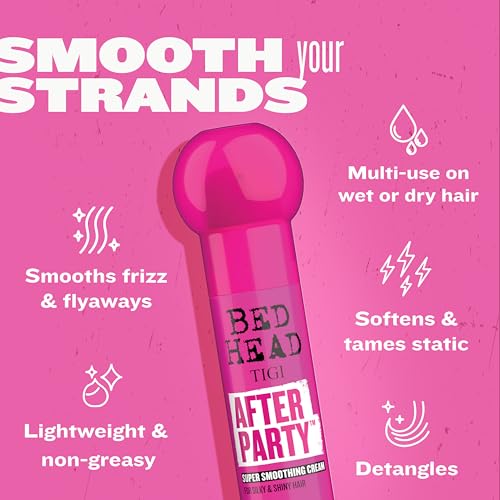 Bed Head After Party Super Smoothing Anti-Frizz Cream, 3.38 oz