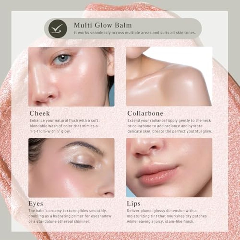 Bayfree Multi Glow Balm - Hydrating Cream Blush for Cheeks & Lips