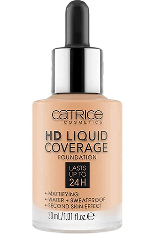 Catrice | HD Liquid Coverage Foundation | High & Natural Coverage | Vegan & Cruelty Free (025 | Warm Oat)