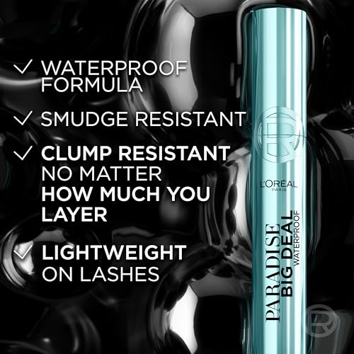 L'Oreal Paris Paradise Big Deal Waterproof Mascara, Black
