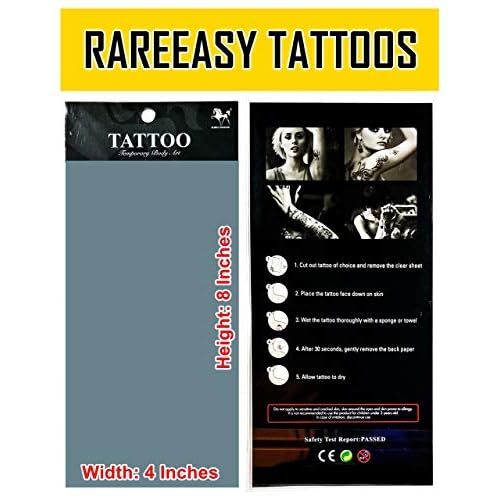 Tattoos 2 Sheets Black Stars Temporary Tattoos Stickers Fake Body Arm Chest Shoulder Tattoos for Teens Men Women