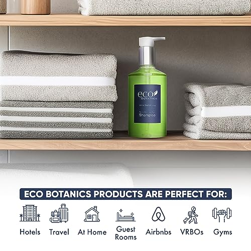 Terra Pure | Eco Botanics Shampoo and Conditioner, White Tea and Honey Retail Size Hotel Amenities, 10.14 oz. (Single)
