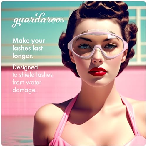 Lash Goggles for Shower | Lash Extension Goggles & Eyeshield for Shower, Bath, Steam & Pool | Fog-Proof & Reusable Eyelash Guard with Anti-Fog Design