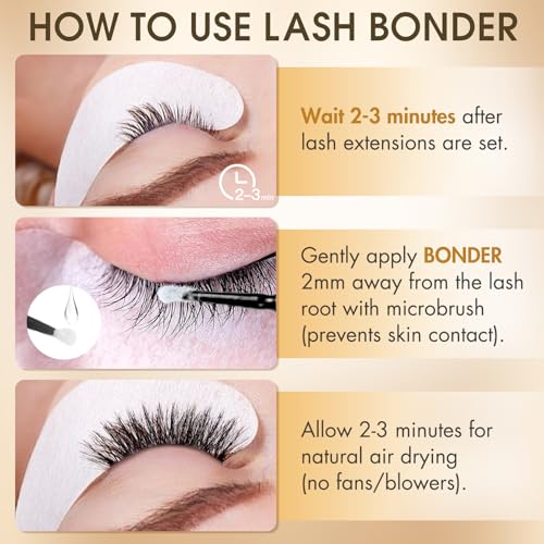 Waterproof Lash Bonder for Eyelash Extensions 15ml