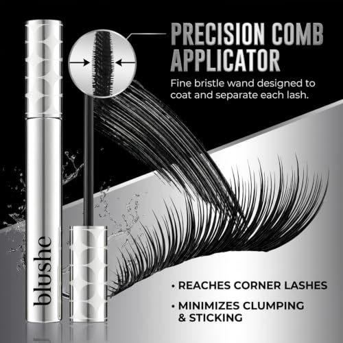 Blushe Waterproof Mascara – Long-Wearing, Smudge Proof