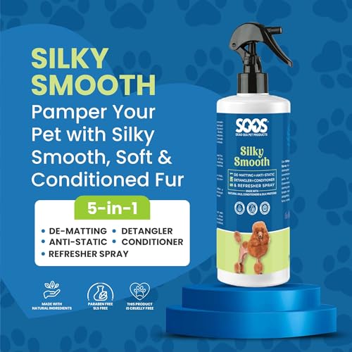 SOOS Silky Smooth 5-in-1 Pet Conditioning Spray 500ml