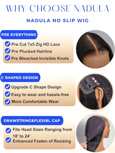 Nadula Yaki Straight Bob Drawstring Wig 10in 180% Density