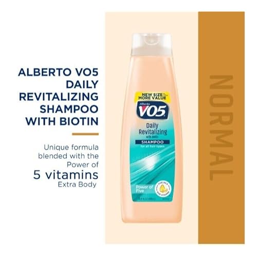 Alberto VO5 Daily Revitalizing Shampoo 15 oz (Pack of 6)