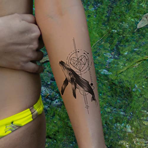 Waterproof Temporary Tattoos Stickers - 8 Sheets, Cute Designs