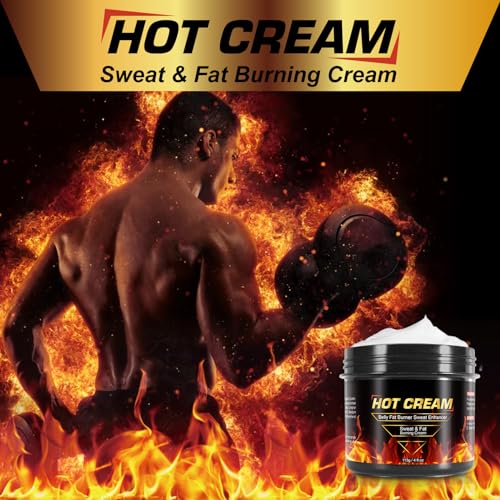 Sweat Cream for Skin, Natural Workout Enhaner Promotes Circulation for Targeted Areas, Support Muscle Warm-up & Skin Tightening, Enhance Exercise Effectiveness, Hot Swaet Cream for Women & Men
