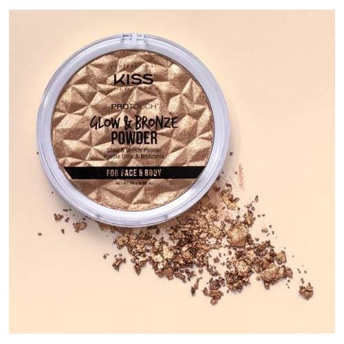 KISS NEW YORK Pro Touch Glow & Bronze Powder for Face & Body- KPBP01 (Powder-Medium)