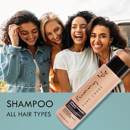 Sunny Isle Pure Chebe Extreme Hydrating Shampoo 12oz | Anti-Breakage, Damage Reversal Formula | Infused with Pure Chebe Powder & Jamaican Black Castor Oil | All Hair Types