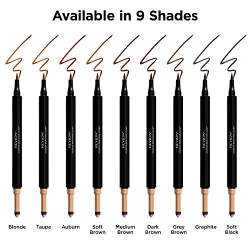 Revlon Colorstay Shape & Glow Eyebrow Marker & Highlighter, Dark Brown