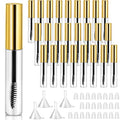 25pcs 10ml Empty Mascara Tubes with Wand & Funnels Gold