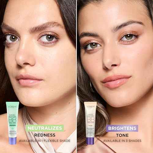 L'Or?al Paris Makeup Magic Skin Beautifier BB Cream Tinted Moisturizer, Anti-Redness, 1 fl oz, 1 Count