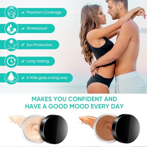 Waterproof Tattoo Cover Up Makeup - 2 Color Concealer