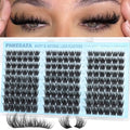 Fluffy Lash Clusters 10-16mm Wispy C Curl DIY Eyelash Extensions
