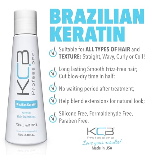 Brazilian Keratin Hair Treatment Kit - Straightening & Frizz Control