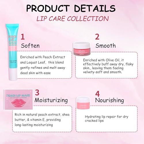 Lip Scrub & Mask Set – Exfoliating & Hydrating Lip Care Kit