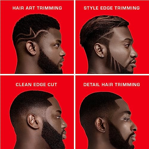 Red by Kiss Cordless Water-Proof Beard & Hair Trimmer with LCD Display