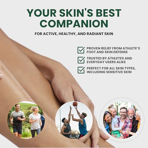 KESMEDIK Tea Tree Oil Healing Balm - Natural Antifungal & Rash Relief, 2-Pack