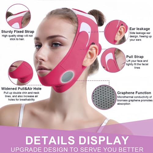 ROWMATE Graphene V-Line Face Chin Strap Mask | Jawline Shaper