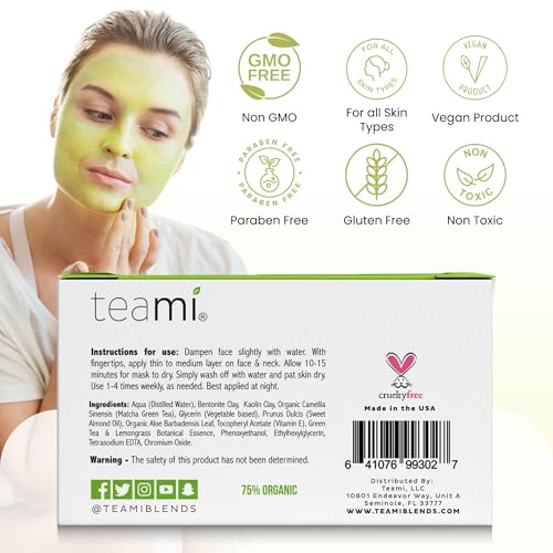 Teami Green Tea Detox Face Mask - Acne & Blackhead Remover