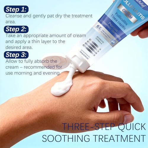 Folliculitis Cream for Scalp, Face & Body – 120g Soothing Relief