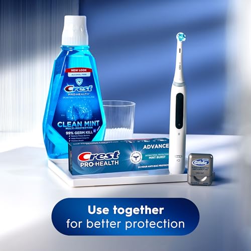 Crest Pro-Health Advanced Antibacterial Toothpaste, Mint Burst - 5 oz (4 Pack)