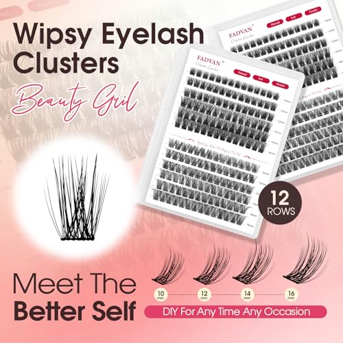 Lash Clusters by FADVAN - DIY Eyelash Extensions 12-16mm